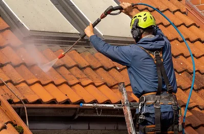 Démoussage et hydrofuge de toiture à Lantenot